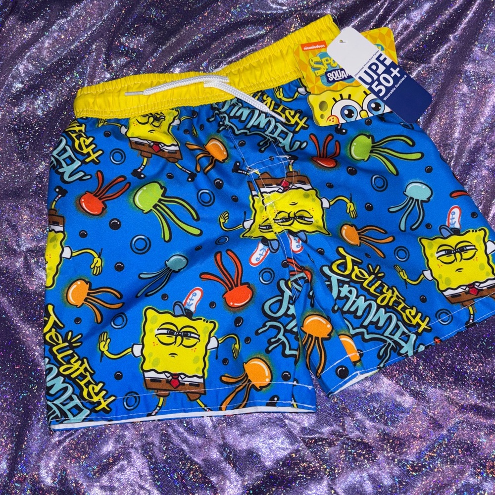 Boys SpongeBob Swim Trunks